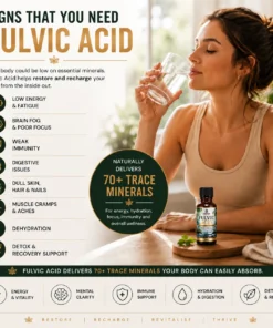 Anchor Health Fulvic Acid Drops added to filtered water