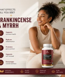 Boswellia Frankincense and Commiphora Myrrh resin powders