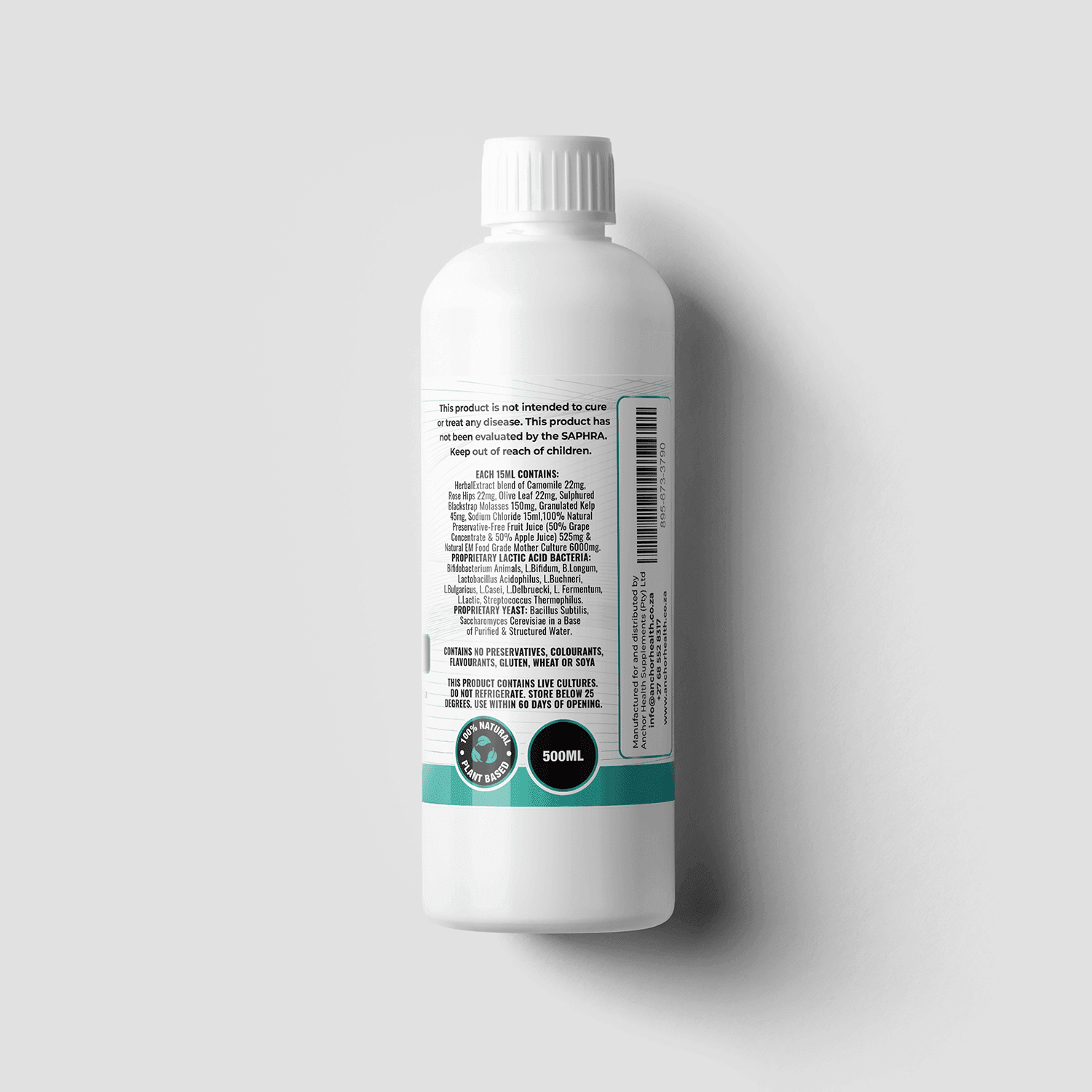 Pre & Probiotic Liquid - 500ml - Anchor Health