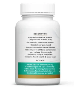 Alternative view of Magnesium Malate for Energy & Muscle Health -  60 Capsules