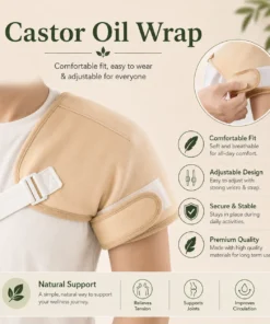 Castor Oil Shoulder Wrap