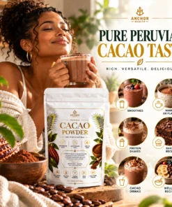Cacao Powder for Smoothies Baking and Wellness Recipes