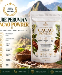 100% Pure Cacao Powder Peruvian Cacao 200g
