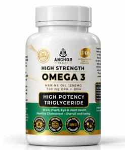 Anchor Health Omega 3 1250mg 60 Capsules