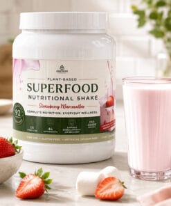 Alternative view of Strawberry Marshmallow - Plant-Based Superfood Nutritional Shake or Meal - 1.5KG