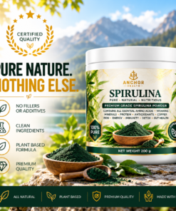 Anchor Health Spirulina Nutritional Information
